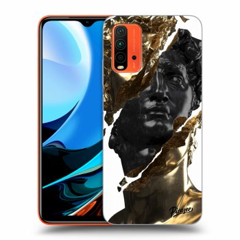 Ovitek za Xiaomi Redmi 9T - Gold - Black