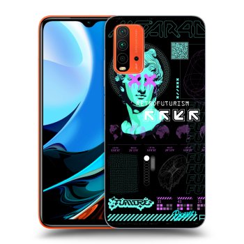 Picasee silikonski črni ovitek za Xiaomi Redmi 9T - RETRO