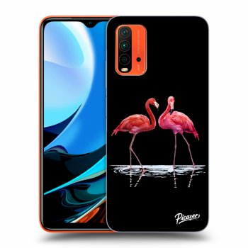 Ovitek za Xiaomi Redmi 9T - Flamingos couple