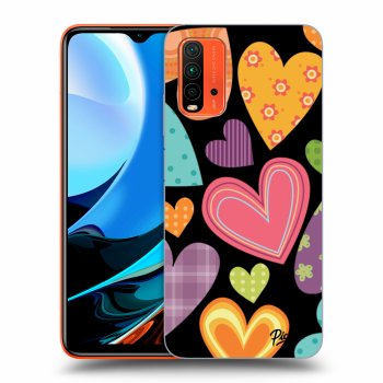 Ovitek za Xiaomi Redmi 9T - Colored heart