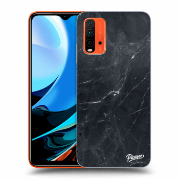 Picasee silikonski črni ovitek za Xiaomi Redmi 9T - Black marble