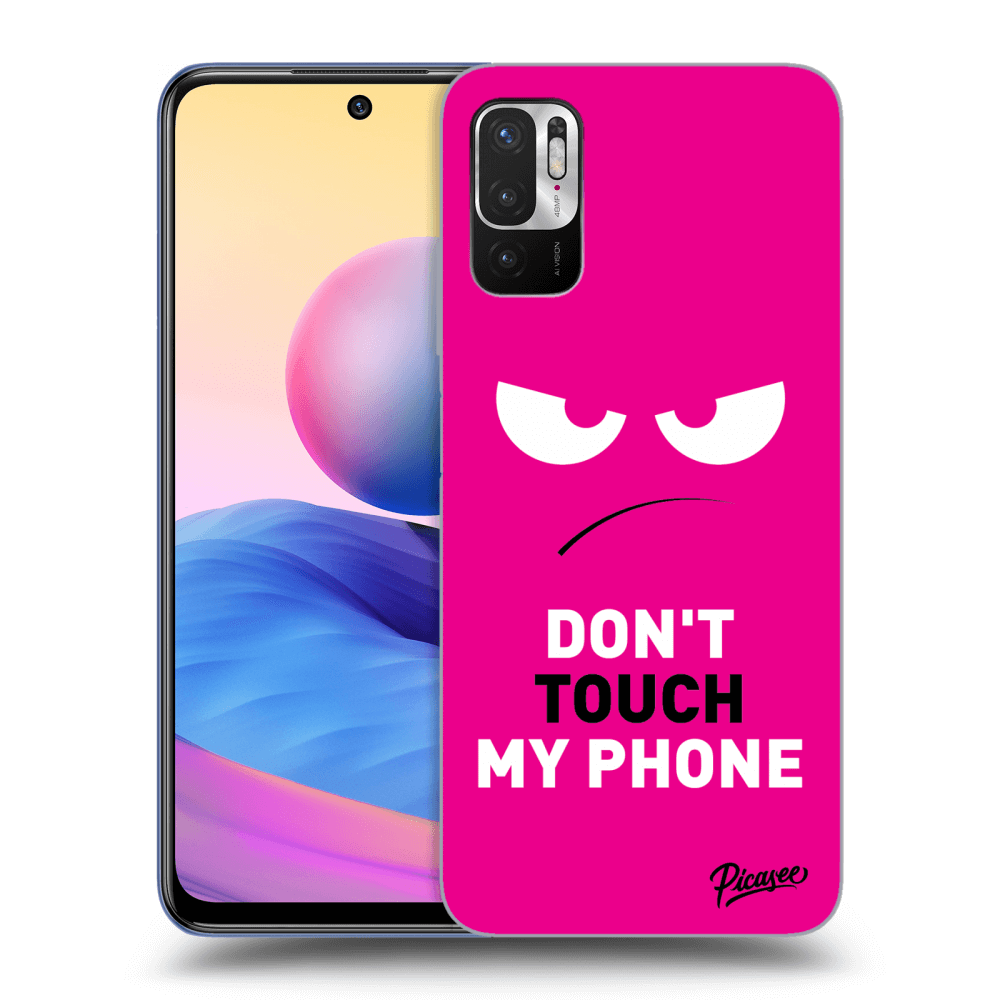 Picasee ULTIMATE CASE za Xiaomi Redmi Note 10 5G - Angry Eyes - Pink