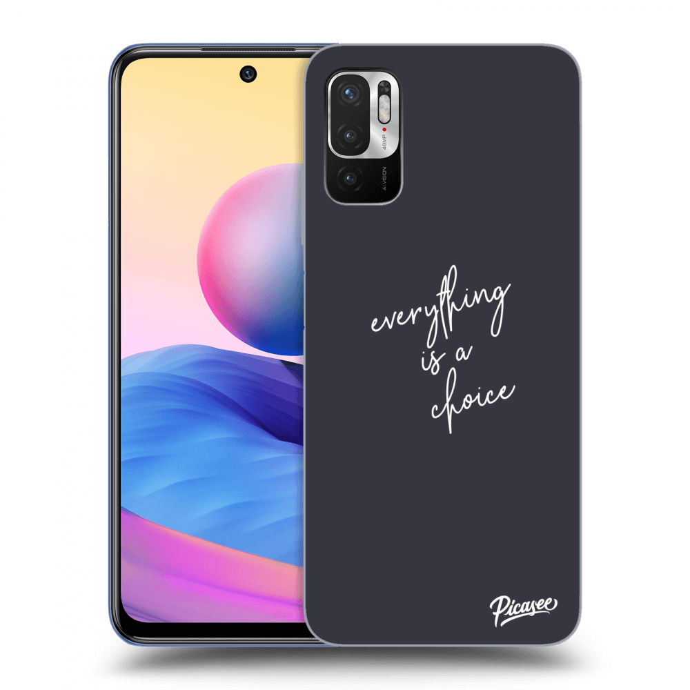 Picasee ULTIMATE CASE za Xiaomi Redmi Note 10 5G - Everything is a choice
