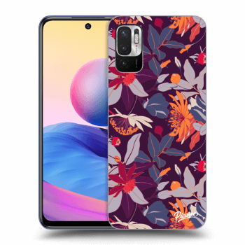 Ovitek za Xiaomi Redmi Note 10 5G - Purple Leaf