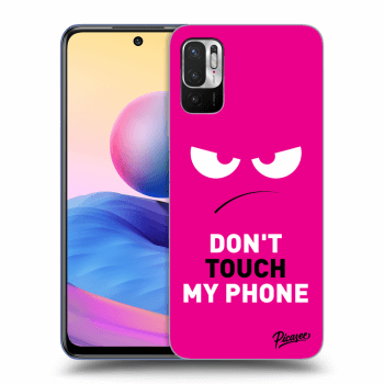 Ovitek za Xiaomi Redmi Note 10 5G - Angry Eyes - Pink