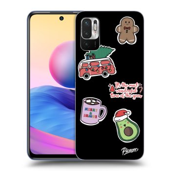 Ovitek za Xiaomi Redmi Note 10 5G - Christmas Stickers