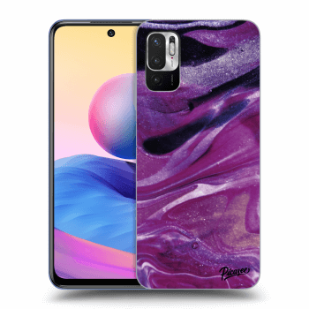 Ovitek za Xiaomi Redmi Note 10 5G - Purple glitter
