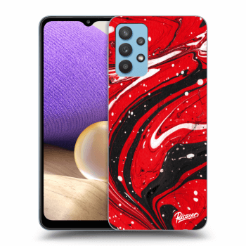 Picasee silikonski črni ovitek za Samsung Galaxy A32 4G SM-A325F - Red black