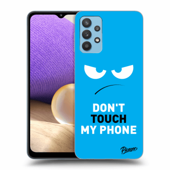 Ovitek za Samsung Galaxy A32 4G SM-A325F - Angry Eyes - Blue