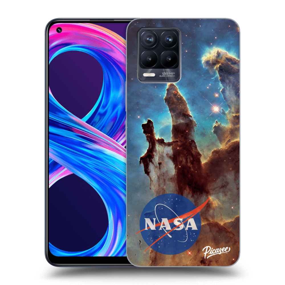Picasee silikonski prozorni ovitek za Realme 8 Pro - Eagle Nebula
