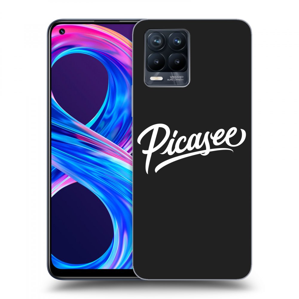 Picasee silikonski črni ovitek za Realme 8 Pro - Picasee - White