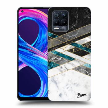 Ovitek za Realme 8 Pro - Black & White geometry