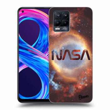 Picasee silikonski črni ovitek za Realme 8 Pro - Nebula