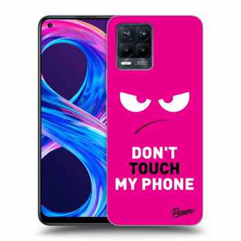 Ovitek za Realme 8 Pro - Angry Eyes - Pink