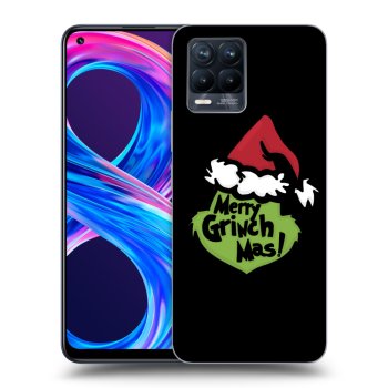 Picasee silikonski črni ovitek za Realme 8 Pro - Grinch 2