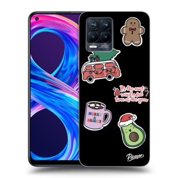 Ovitek za Realme 8 Pro - Christmas Stickers