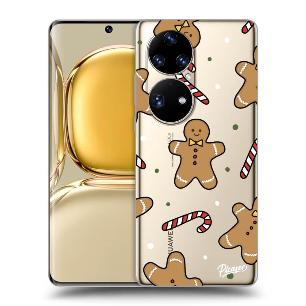 Picasee silikonski prozorni ovitek za Huawei P50 - Gingerbread