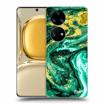 Ovitek za Huawei P50 - Green Gold