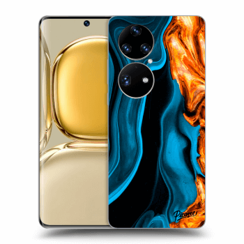 Ovitek za Huawei P50 - Gold blue