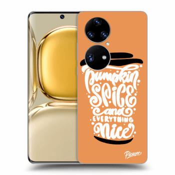 Ovitek za Huawei P50 - Pumpkin coffee