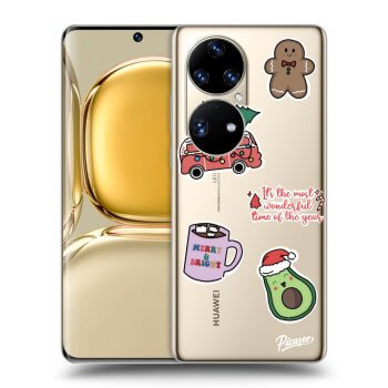 Ovitek za Huawei P50 - Christmas Stickers