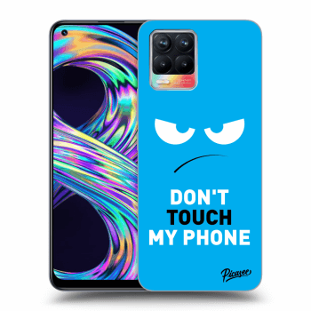 Ovitek za Realme 8 4G - Angry Eyes - Blue