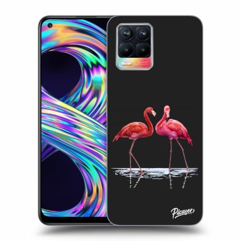 Ovitek za Realme 8 4G - Flamingos couple