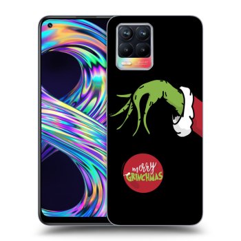 Picasee silikonski črni ovitek za Realme 8 4G - Grinch