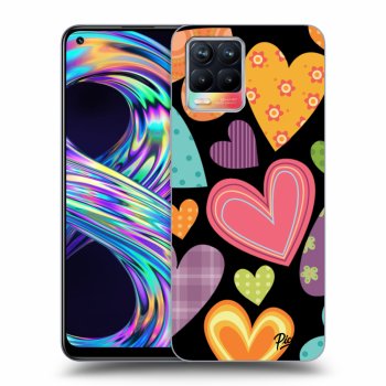 Ovitek za Realme 8 4G - Colored heart
