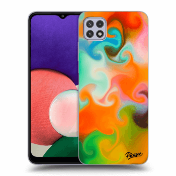 Picasee silikonski črni ovitek za Samsung Galaxy A22 A226B 5G - Juice