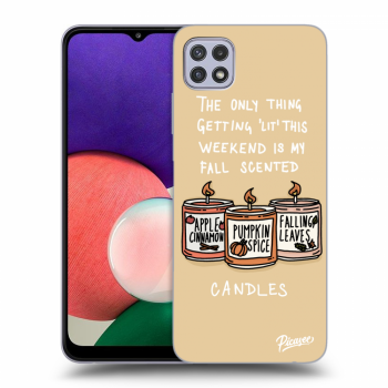 Ovitek za Samsung Galaxy A22 5G A226B - Candles