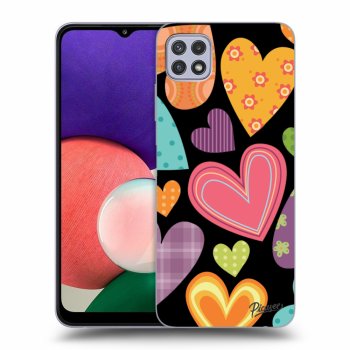 Ovitek za Samsung Galaxy A22 5G A226B - Colored heart