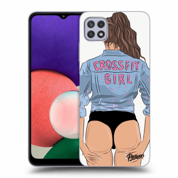 Picasee ULTIMATE CASE za Samsung Galaxy A22 A226B 5G - Crossfit girl - nickynellow