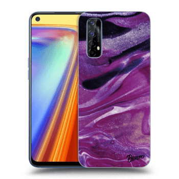 Ovitek za Realme 7 - Purple glitter