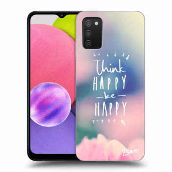 Ovitek za Samsung Galaxy A02s A025G - Think happy be happy