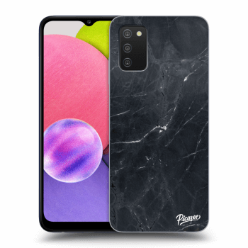 Picasee ULTIMATE CASE za Samsung Galaxy A02s A025G - Black marble