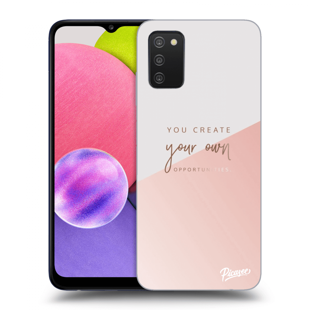 Picasee silikonski prozorni ovitek za Samsung Galaxy A02s A025G - You create your own opportunities