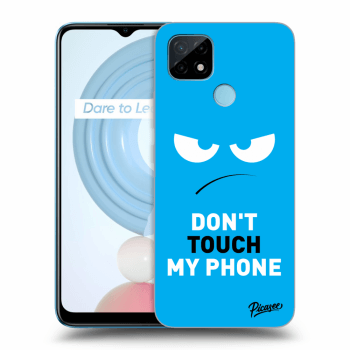 Ovitek za Realme C21 - Angry Eyes - Blue