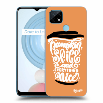 Ovitek za Realme C21 - Pumpkin coffee