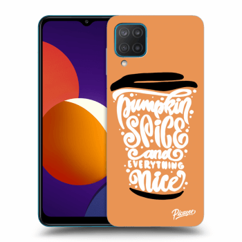 Ovitek za Samsung Galaxy M12 M127F - Pumpkin coffee