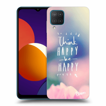 Ovitek za Samsung Galaxy M12 M127F - Think happy be happy