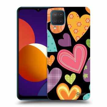 Ovitek za Samsung Galaxy M12 M127F - Colored heart