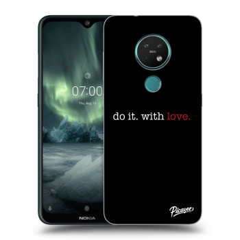 Picasee silikonski črni ovitek za Nokia 7.2 - Do it. With love.