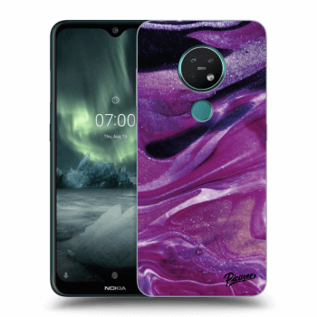 Ovitek za Nokia 7.2 - Purple glitter