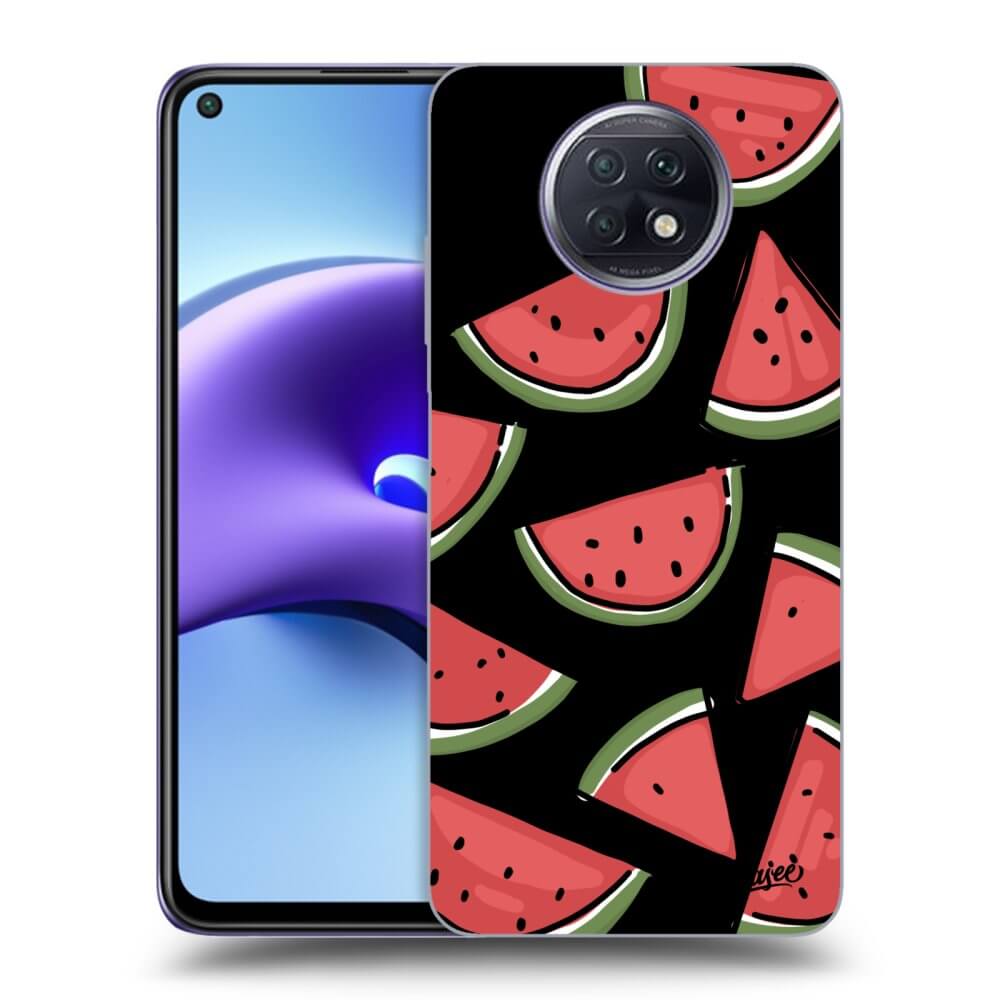 Picasee silikonski črni ovitek za Xiaomi Redmi Note 9T - Melone