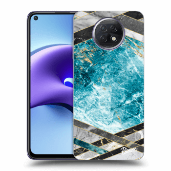 Ovitek za Xiaomi Redmi Note 9T - Blue geometry