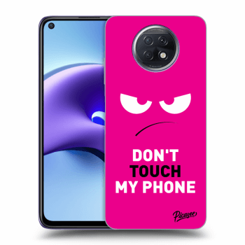 Ovitek za Xiaomi Redmi Note 9T - Angry Eyes - Pink