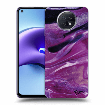 Ovitek za Xiaomi Redmi Note 9T - Purple glitter