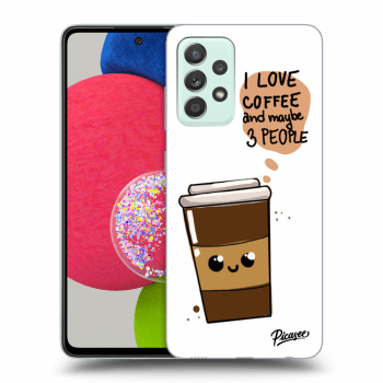 Picasee silikonski prozorni ovitek za Samsung Galaxy A52s 5G A528B - Cute coffee