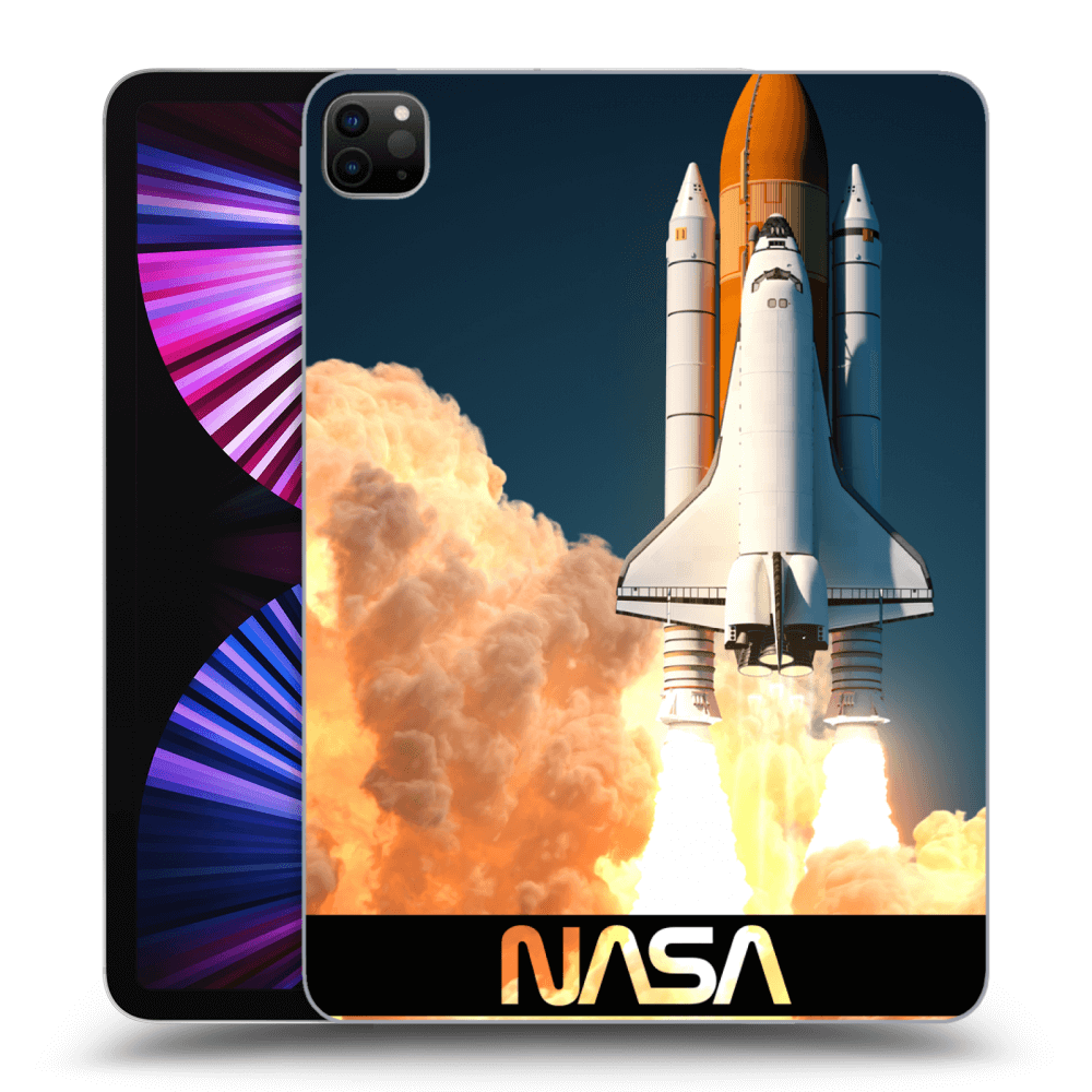 Picasee silikonski črni ovitek za Apple iPad Pro 11" 2021 (3.gen) - Space Shuttle